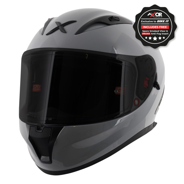 Axor Axor helmet street full face - solid gloss nardo grey - large